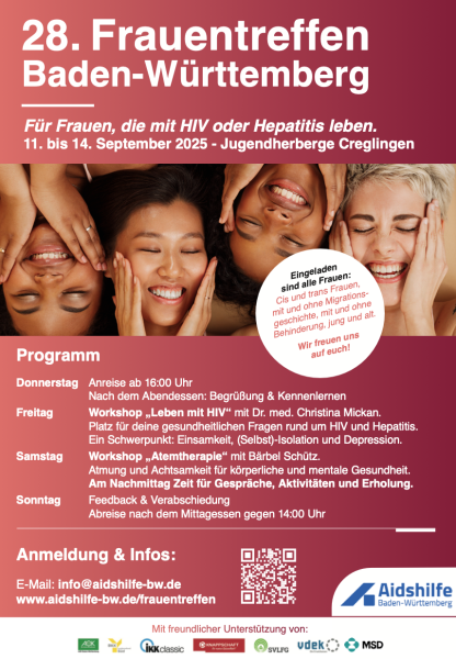 Plakat vom Frauentreffen 2025